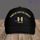 Personalized Rank And Name France Soldier/Veterans Camo Baseball Cap Gold Version - 16901568