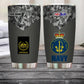 Verre personnalisé avec motif camouflage pour vétéran/soldat australien, avec rang et nom, imprimé sur toute la surface - 0302240008