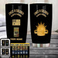 Personalized Australian Veteran/ Soldier With Rank And Name Camo Tumbler Gold Flag - 1706918406