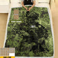 Personalized Denmark Solider/ Veteran Camo With Name And Rank Fleece Blanket 3D Printed - 17229024