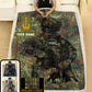 Personalized Germany Solider/ Veteran Camo With Name And Rank Fleece Blanket 3D Printed - 17229024