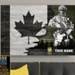 Personalisierter kanadischer Soldat/Veteranen-Camouflage mit Namen und Rang auf Leinwand, 3D-Druck