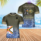 Personalized Belgium Soldier/ Veteran Camo With Name And Rank T-Shirt 3D Printed - 0202240002