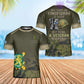 Personalized Finland Soldier/ Veteran Camo With Name And Rank T-Shirt 3D Printed - 0402240003