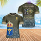 Personalized Sweden Soldier/ Veteran Camo With Name And Rank T-Shirt 3D Printed - 0402240001