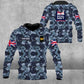 Personalized UK Soldier/ Veteran Camo With Name And Rank Hoodie 3D Printed - 1708230001