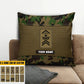 Personalized Swiss Soldier/ Veteran Camo With Name And Rank Pillow 3D Printed - 16920576