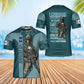 Personalized Canada Soldier/ Veteran Camo With Name And Rank T-Shirt 3D Printed - 0202240003