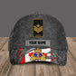 Personalized Rank And Name Canadian Soldier/Veterans Camo Baseball Cap Gold Version - 3108230001