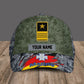Personalized Rank And Name Germany Soldier/Veterans Camo Baseball Cap Gold Version - 3108230002