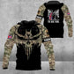 Personalized UK Soldier/ Veteran Camo With Name And Rank Hoodie 3D Printed - 0609230001