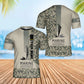 Personalized France Soldier/ Veteran Camo With Name And Rank T-Shirt 3D Printed - 0102240002