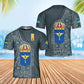 Personalized Sweden Soldier/ Veteran Camo With Name And Rank T-Shirt 3D Printed - 0502240001