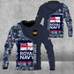 Personalized UK Soldier/ Veteran Camo With Name And Rank Hoodie 3D Printed - 0809230001