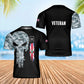 Personalized UK Soldier/ Veteran Camo With Name And Rank T-Shirt 3D Printed - 1707004801