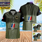 Personalized France Soldier/ Veteran Camo With Name And Rank Hawaii Shirt Printed - 17029440