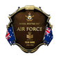 Personalized Rank Name And Year Australian Soldier/Veterans Camo Cut Metal Sign - Gold Rank - 16954272