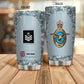 Personalized United Kingdom Veteran/ Soldier With Rank And Name Camo Tumbler All Over Printed - 17068320