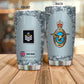 Personalized United Kingdom Veteran/ Soldier With Rank And Name Camo Tumbler All Over Printed 0202240001