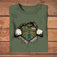 Personalized Netherlands Soldier/ Veteran Camo With Name And Rank T-Shirt 3D Printed - 2809230001