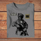 Personalized France Soldier/ Veteran With Name And Rank T-shirt 3D Printed - 16960320