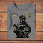 Personalized Ireland Soldier/ Veteran With Name And Rank T-shirt 3D Printed - 0210230001