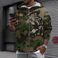 Personalized Swiss Soldier/ Veteran Camo With Name And Rank Hoodie - 0310230004