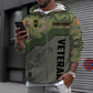 Personalized Norway Soldier/ Veteran Camo With Name And Rank Hoodie - 1696291219