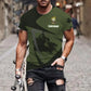 Personalized Canada Soldier/ Veteran Camo With Name And Rank T-shirt 3D Printed - 0510230012