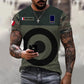 Personalized France Soldier/ Veteran Camo With Name And Rank T-shirt 3D Printed - 1696291201