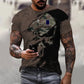 Personalized France Soldier/ Veteran Camo With Name And Rank T-shirt 3D Printed - 0310230009