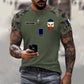 Personalized France Soldier/ Veteran Camo With Name And Rank T-shirt 3D Printed - 1696291204