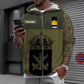 Personalized Sweden Soldier/ Veteran Camo With Name And Rank Hoodie 3D Printed - 0710230001
