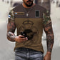 Personalized Finland Soldier/ Veteran Camo With Name And Rank T-shirt 3D Printed - 0710230001