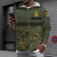 Personalized Germany Soldier/ Veteran Camo With Name And Rank Hoodie 3D Printed - 0610230008