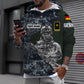 Personalized Germany Soldier/ Veteran Camo With Name And Rank Hoodie 3D Printed - 0610230011