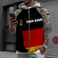 Personalized Germany Soldier/ Veteran Camo With Name And Rank Hoodie 3D Printed - 0610230014