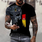 Personalized Germany Soldier/ Veteran Camo With Name And Rank T-shirt 3D Printed - 0610230001