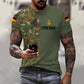 Personalized Germany Soldier/ Veteran Camo With Name And Rank T-shirt 3D Printed - 0610230007