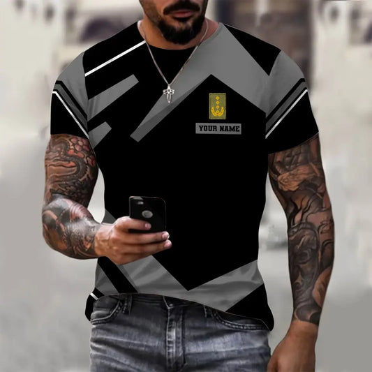 Personalized Germany Soldier/ Veteran Camo With Name And Rank T-shirt 3D Printed - 0610230013
