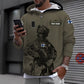 Personalized Finland Soldier/ Veteran Camo With Name And Rank Hoodie 3D Printed - 0910230001