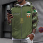 Personalized Ireland Soldier/ Veteran Camo With Name And Rank Hoodie 3D Printed - 1010230001