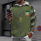 Personalized Ireland Soldier/ Veteran Camo With Name And Rank Hoodie 3D Printed - 1010230001