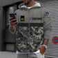 Personalized Australian Soldier/ Veteran Camo With Name And Rank Hoodie 3D Printed - 1696982404