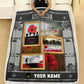 Personalized Australian Soldier/ Veteran Camo With Name And Rank Fleece Blanket 3D Printed - 16971552