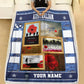Personalized Australian Soldier/ Veteran Camo With Name And Rank Fleece Blanket 3D Printed - 16971552