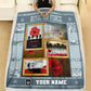 Personalized British Soldier/ Veteran Camo With Name And Rank Fleece Blanket 3D Printed - 16971552