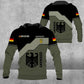 Sweat à capuche personnalisé avec camouflage soldat/vétéran allemand avec nom et grade imprimé en 3D - 3009230001