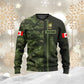 Personalized Canada Solider/ Veteran Camo With Name And Rank Hoodie - 3103230001