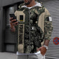 Personalized France Soldier/ Veteran Camo With Name And Rank Hoodie 3D Printed - 0410230001